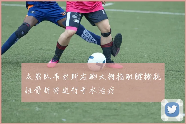 灰熊队韦尔斯右脚大拇指肌腱撕脱性骨折将进行手术治疗